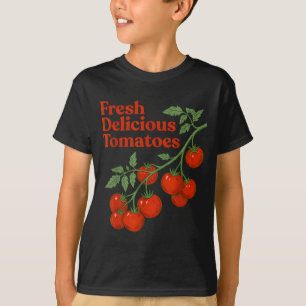 Tomates Frescos Deliciosos Camiseta Engraçada para