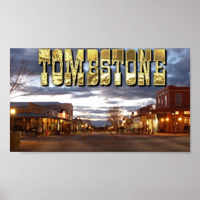 Tombstone AZ Poster (Frente)