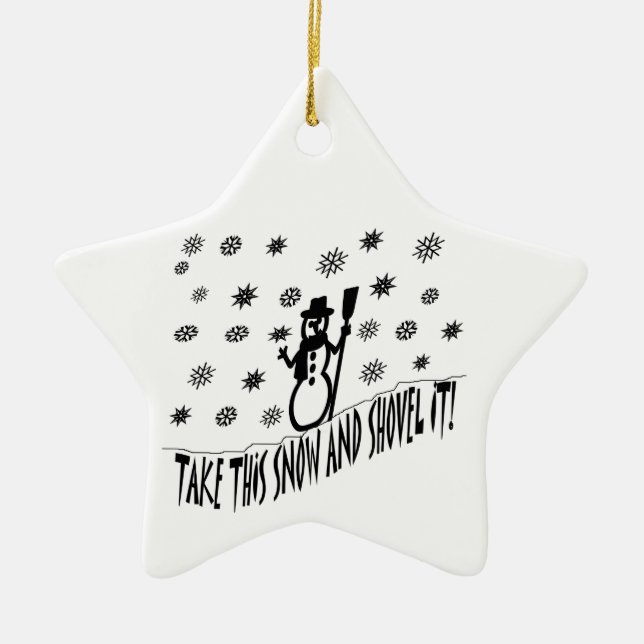 Tome Este Ornamento De Neve (Frente)