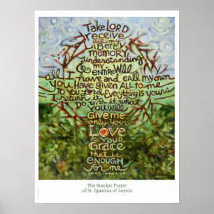 Tome o senhor, receba… o poster da oração de S