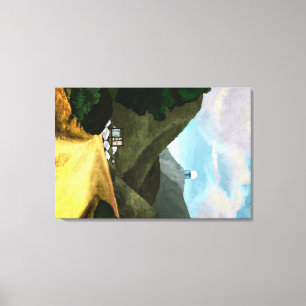Tome uma caminhada. Arte das canvas