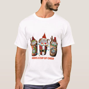 Tome uma taça de camiseta de Natal