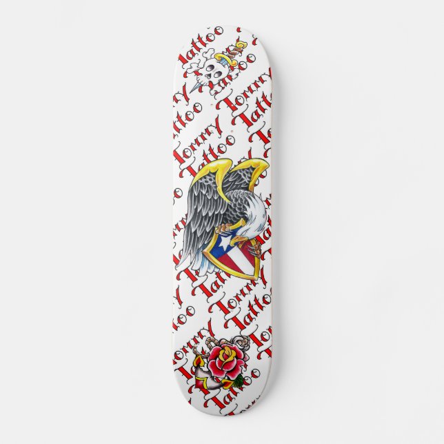 Tommy Tattoo Flash Skateboard (Frente)