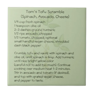 Tom's Tofu Scramble