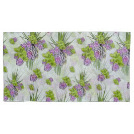 Tonalidades Suculentas de Tons Verdes e Lavandas d