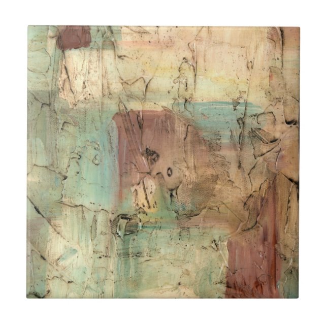 Tone da Terra pintando com superfície rachada (Frente)