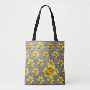 Toneladas de Tote de Daffodils Paterno Azul