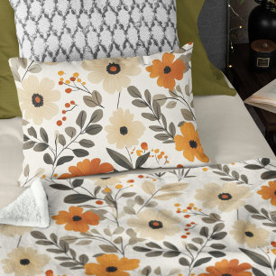 Toneladas Quentes De Padrão Floral Boho