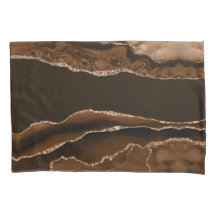 Toneladas Quentes Modernas Castanho e Agato Dourad