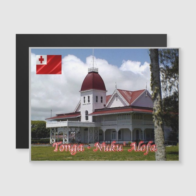 Tonga - Palácio Real - (Frente/Verso)