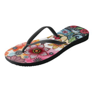 TONI ORIGINAL – Chinelos Florais Abstratos
