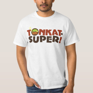 Tonkat-Super! Camiseta do gráfico de Tonkatsu