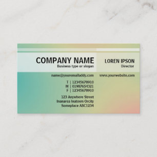 Tons Alternativos - Cartão de visita de Gradientes