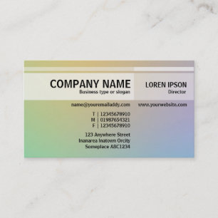 Tons Alternativos - Cartão de visita de Gradientes