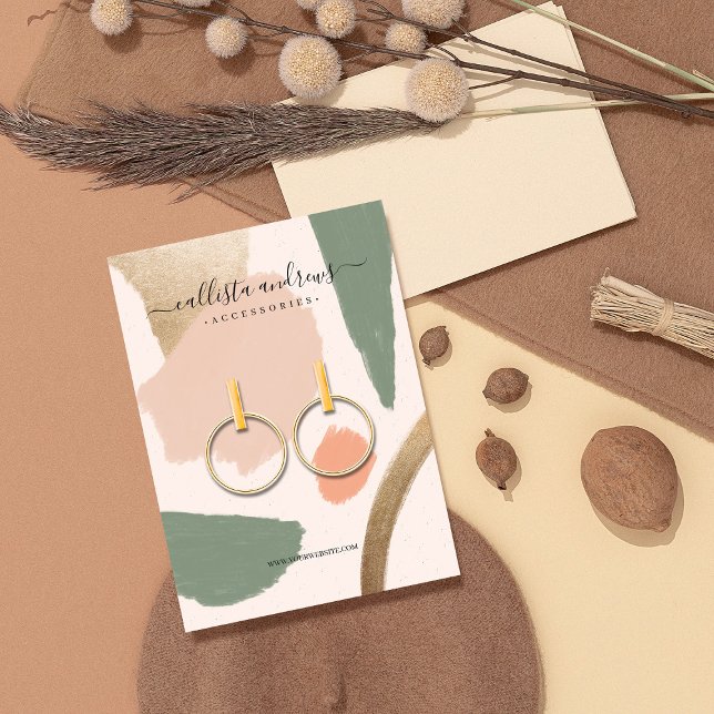 Tons da Terra Abstrato moderna Tons Dourados (Criador carregado)