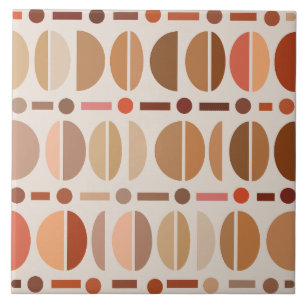 Tons da Terra Clara do Padrão Boho Retro Bowls