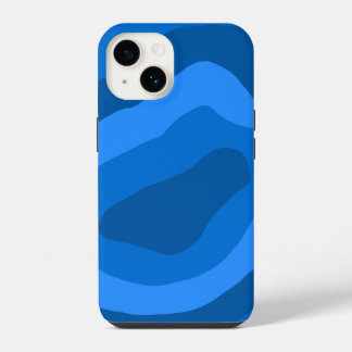 tons de abstrato azul
