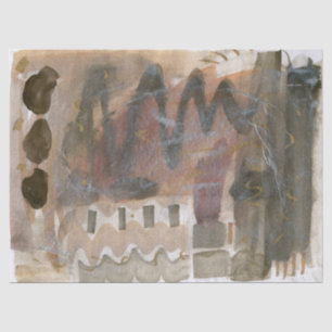 Tons de chocolate Abstrato de papel para tecidos g