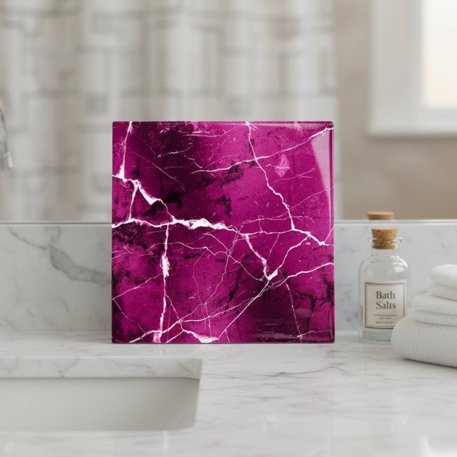 Tons de Joia Mármore Abstrato Fúcsia ID1288 (Criador carregado)