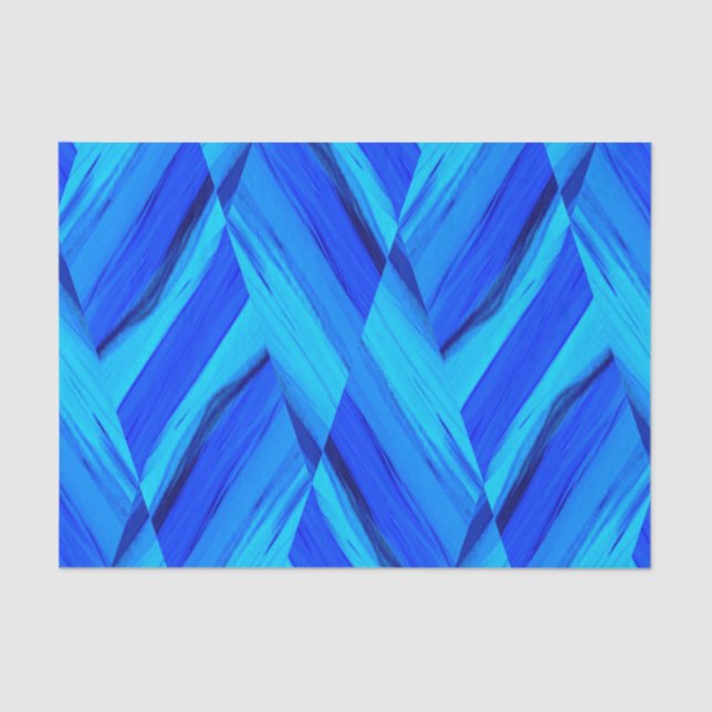 tons de papel de tecido azul (Frente )