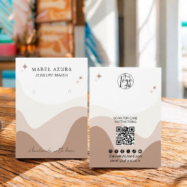 Tons de terra cósmica Boho Tons de joalharia Fabri