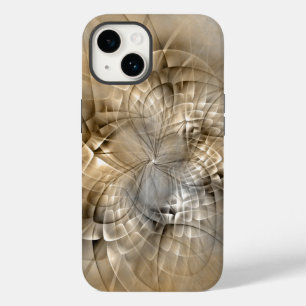 Tons de Terra Textura de Arte Fractal Moderna Abst