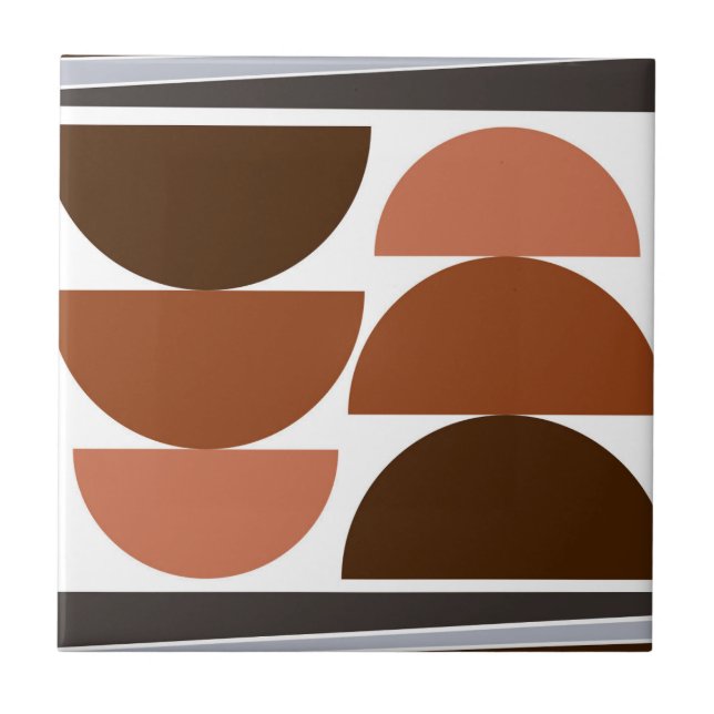 Tons quentes de semicírculo de Meio século moderno (Frente)