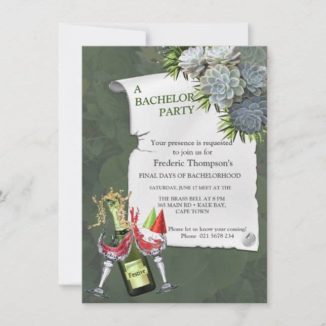 Tons Suculentos de Tons Azul Claro Despedida de So (Frente)