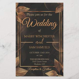 Tons Terrestres | Convite de Casamento Minimalista