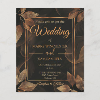 Tons Terrestres | Convite de Casamento Minimalista
