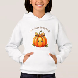 Too Cute to Spook – Adorable Pumpkin Hoodie