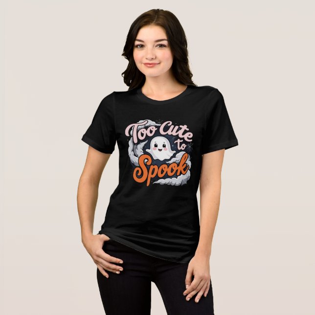 Too Cute to Spook Ghost Design (Frente Completa)