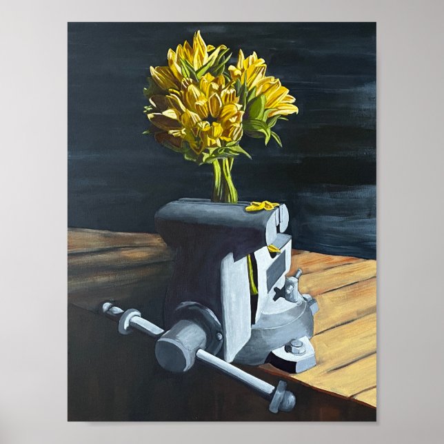 Too. Daises in a vise poster (Frente)