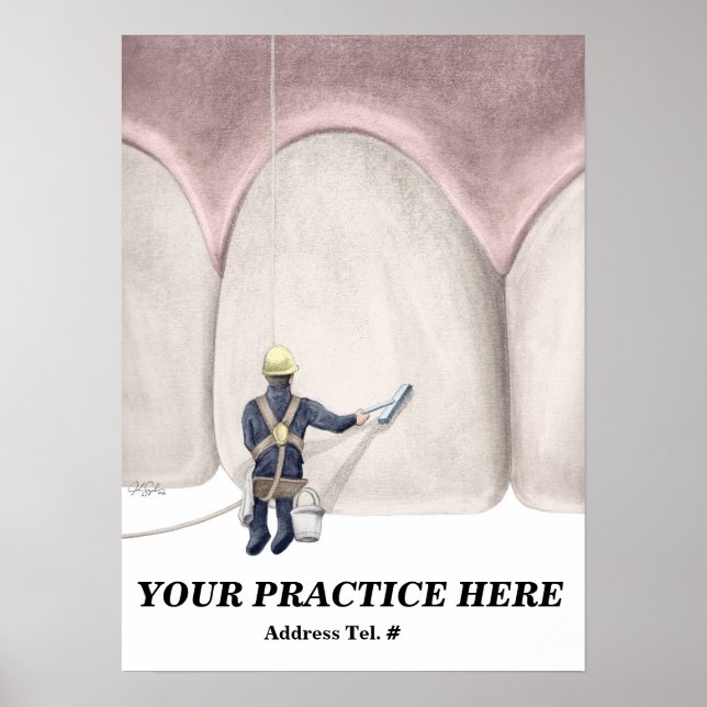 Tooth Washer (CUSTOM) Poster (Frente)