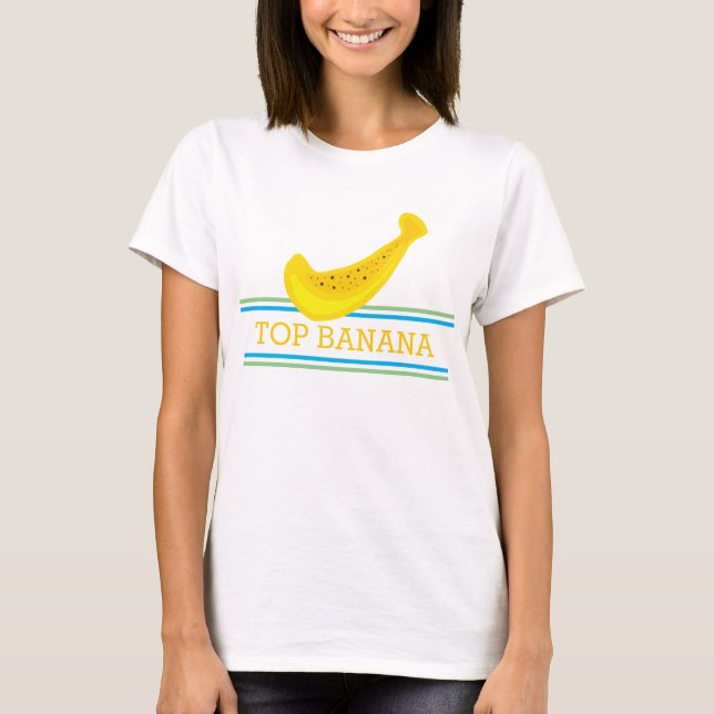 TOP BANANA, listras com banana amarela (Frente)