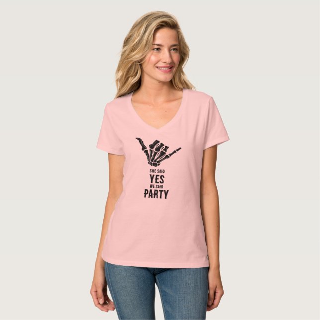 Top de Cropped Esqueleto Rosa da Equipe da Noiva p (Frente Completa)