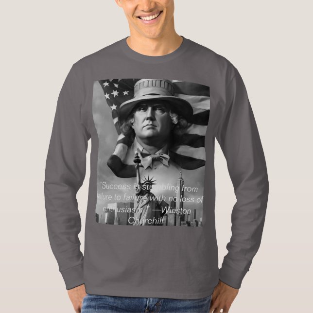 Top Trending USA Basic Long Sleeve T Shirt - Comfo (Frente)