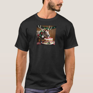 Topo de Natal, top de Natal, top de noite, t-shirt