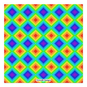 Topografia Geométrica (padrão) - Impressão de Foto