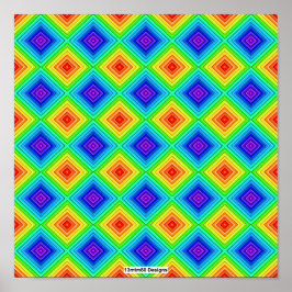 Topografia Geométrica (padrão) - Impressão de Post