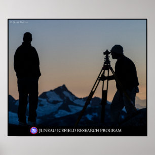 Topógrafos no crepúsculo no poster de Juneau