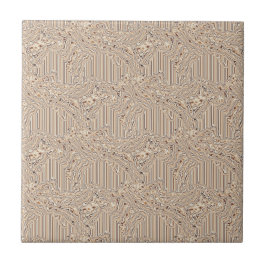 Topographic Warm Neutrals Ceramic Tile