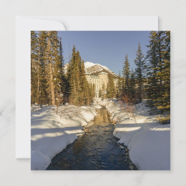 Toque de inverno no lago Louise (Frente)