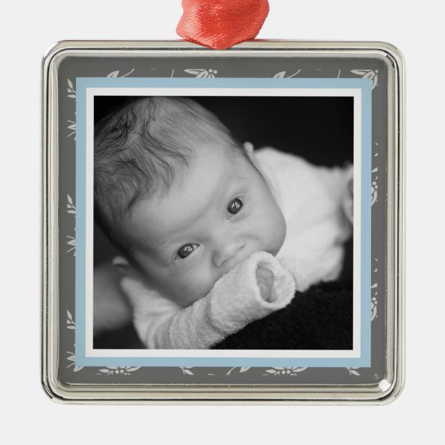 Toque do ornamento do azul da classe (Frente)