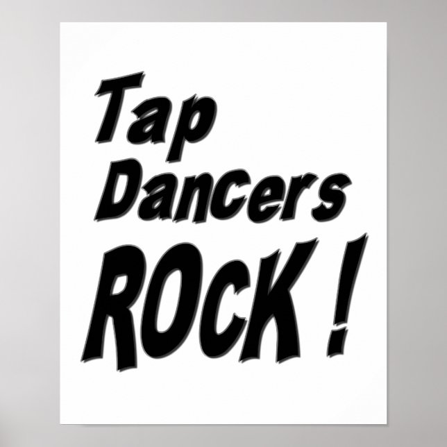 Toque em Dancers Rock! Impressão poster (Frente)