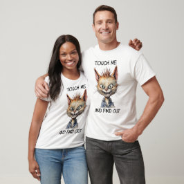 Toque-Me E Descubra A Camiseta De Gatos