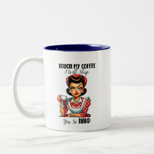 Toque Minha Xícara Sarcástica Do Café