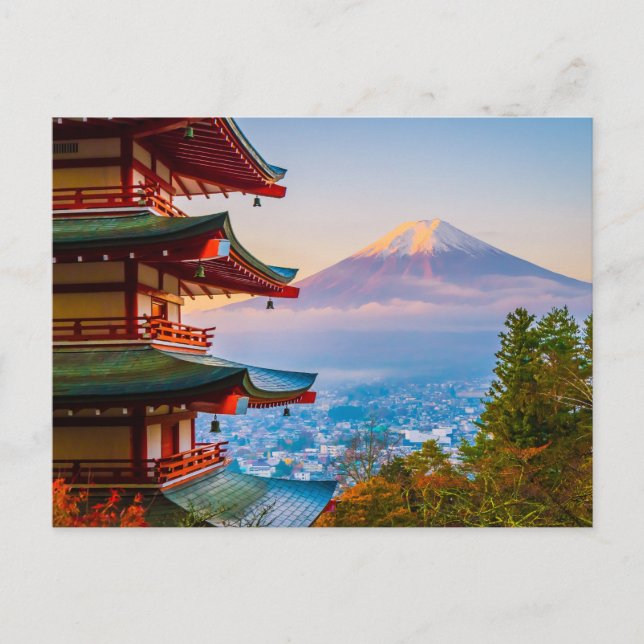 Tóquio Japão | Cartão postal Monte Fuji (Frente)