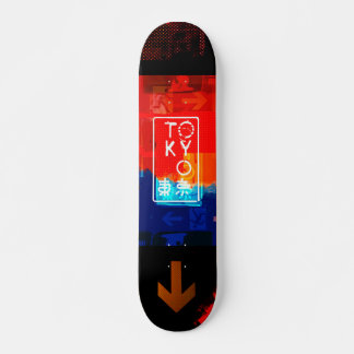Tóquio Neon Red/Black Skateboard