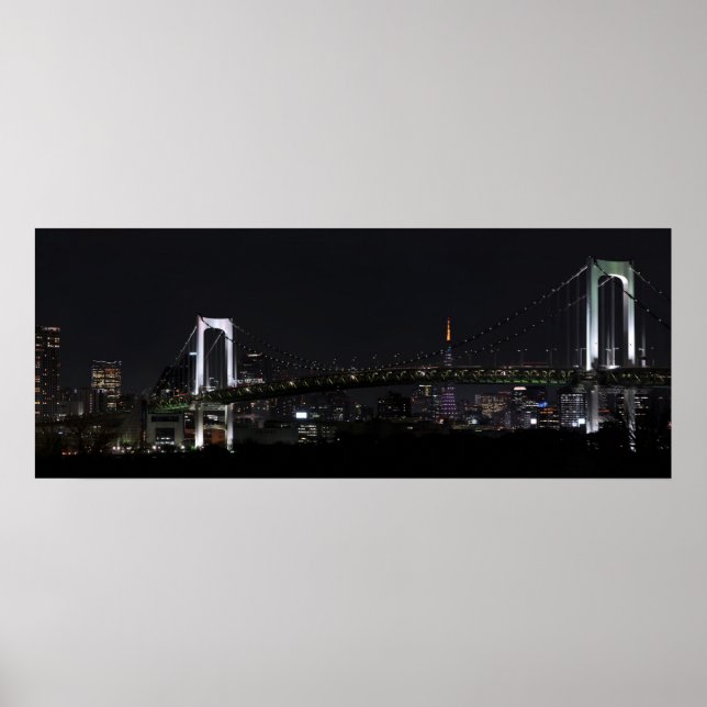 Tóquio por Night Poster (Frente)